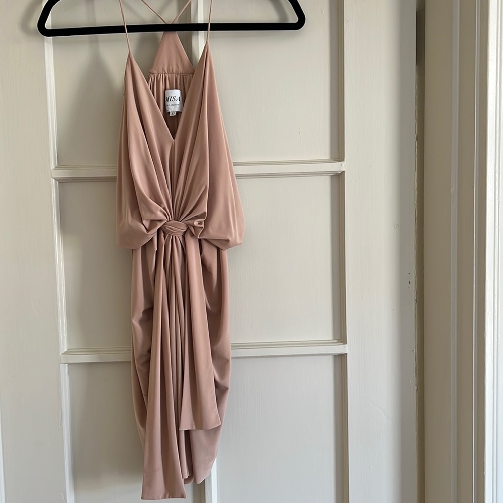 Misa Los Angeles Nude Dress